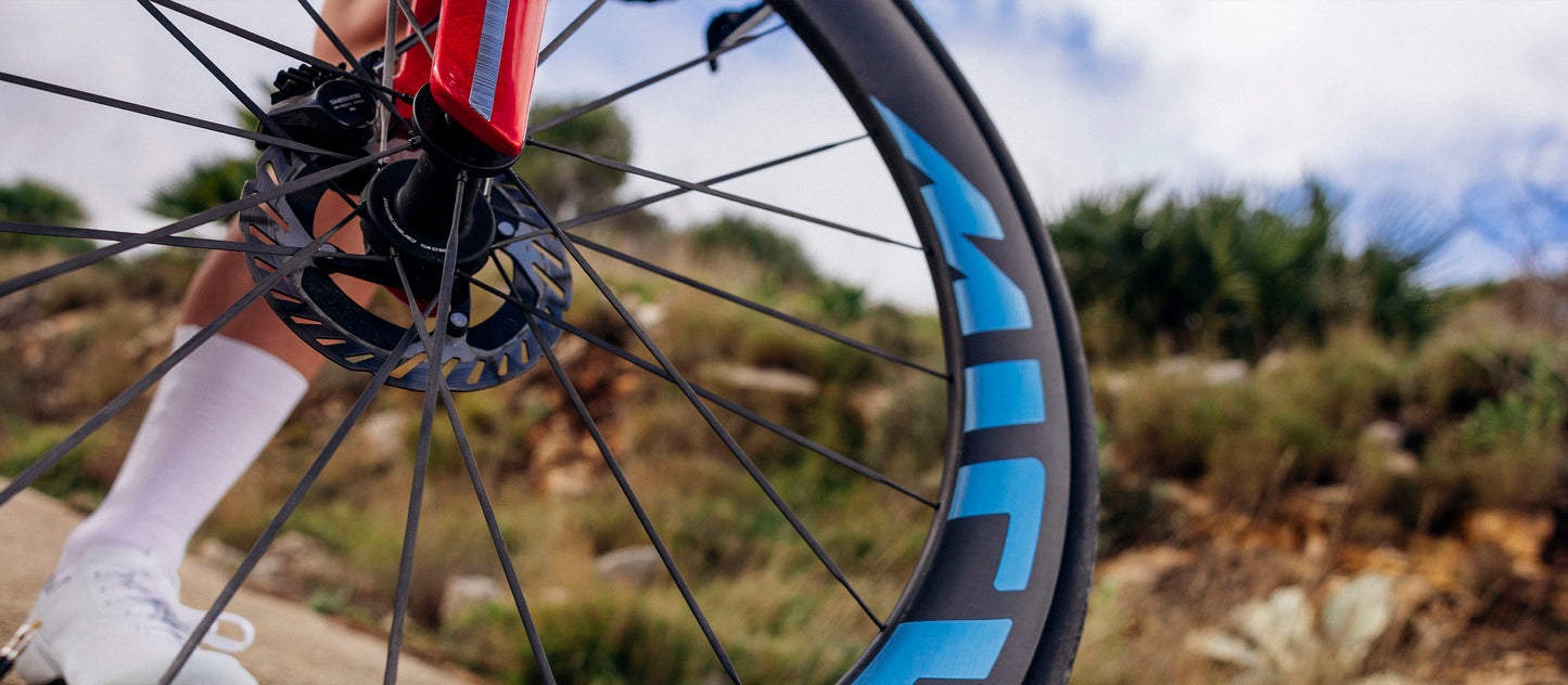Paire de Roues MICHE DEVA RD 52 Tubeless Ready (Center Lock) Noir/Argent