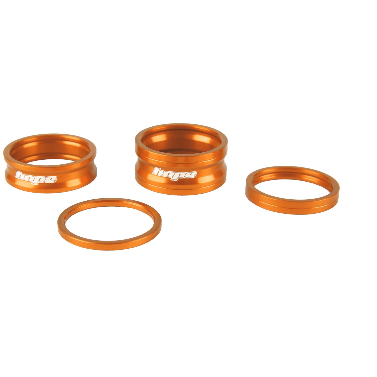 Steuersatz-Distanzscheiben-Set HOPE SPACE DOCTOR 1"1/8 Orange