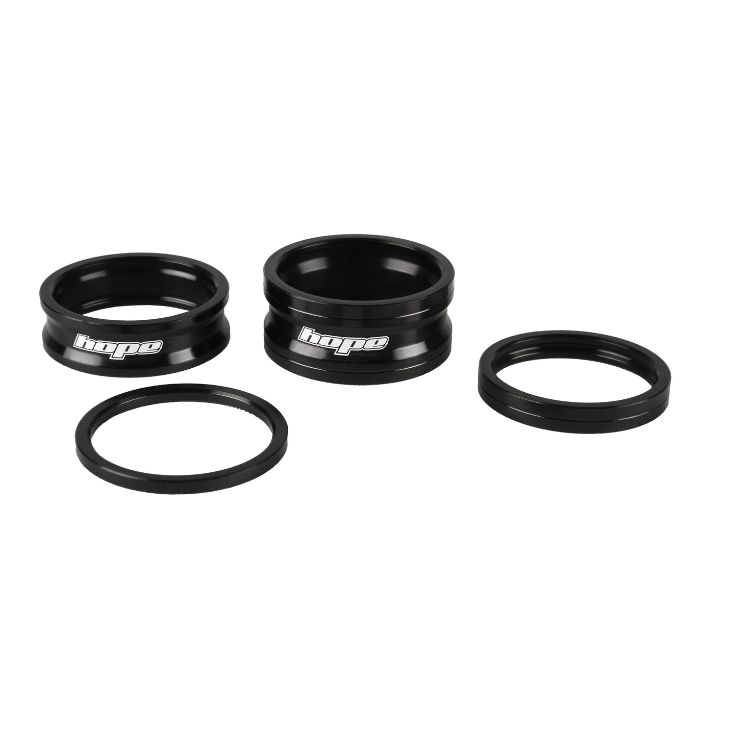 Steuersatz-Distanzscheiben-Kit HOPE SPACE DOCTOR 1"1/8 Schwarz