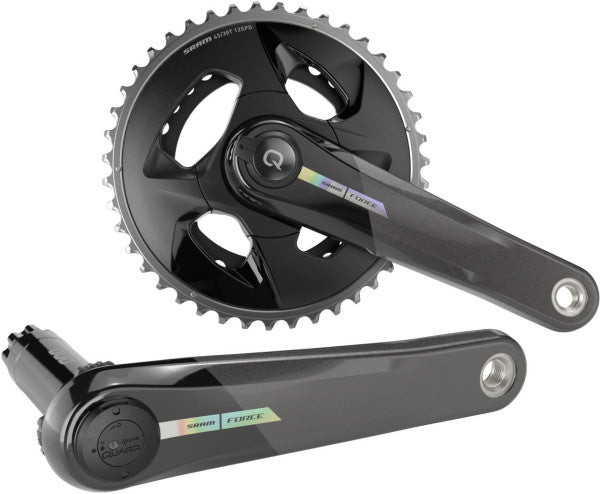 SRAM QUARQ FORCE AXS WIDE MY24 2x-kranksæt med wattmåler, 12 gear og 94 BCD