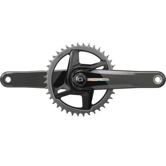 SRAM QUARQ FORCE AXS WIDE MY24 viena priekšējā zobrata 12 ātrumu klaņu komplekts ar jaudas mērītāju un tiešo stiprinājumu