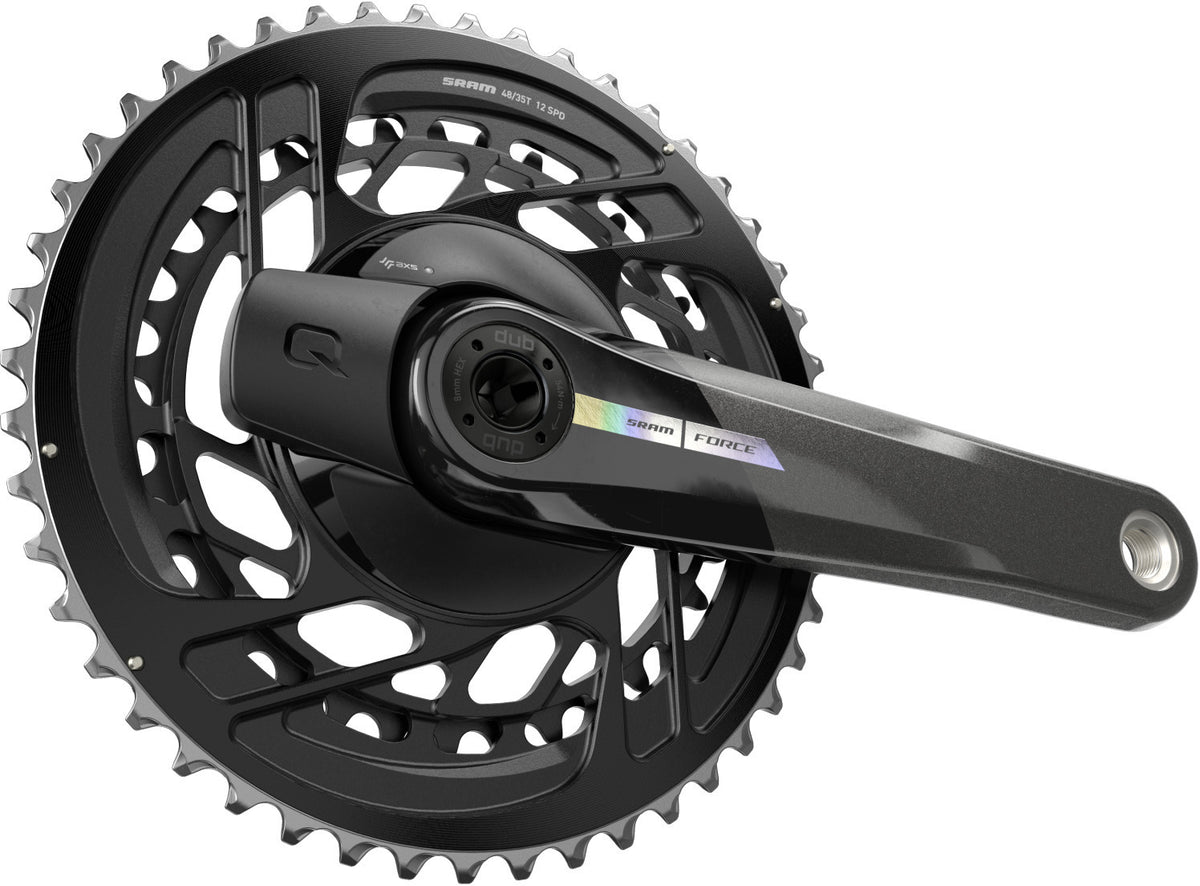 SRAM QUARQ FORCE AXS MY24 2x-kranksæt med wattmåler, 12 gear