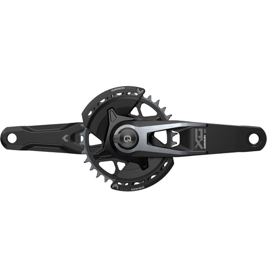 Ühe esihammasrattaga SRAM QUARQ X0 EAGLE T-TYPE EAGLE Q174 DUB WIDE võimsusanduriga vändakomplekt