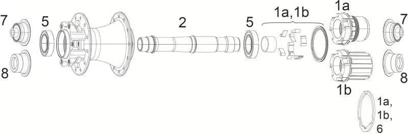 SRAM 900 12x148mm Boost Rear Hub