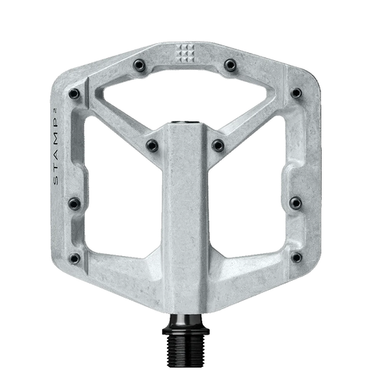 Flade Pedaler CRANKBROTHER STAMP 2 Small Sølv