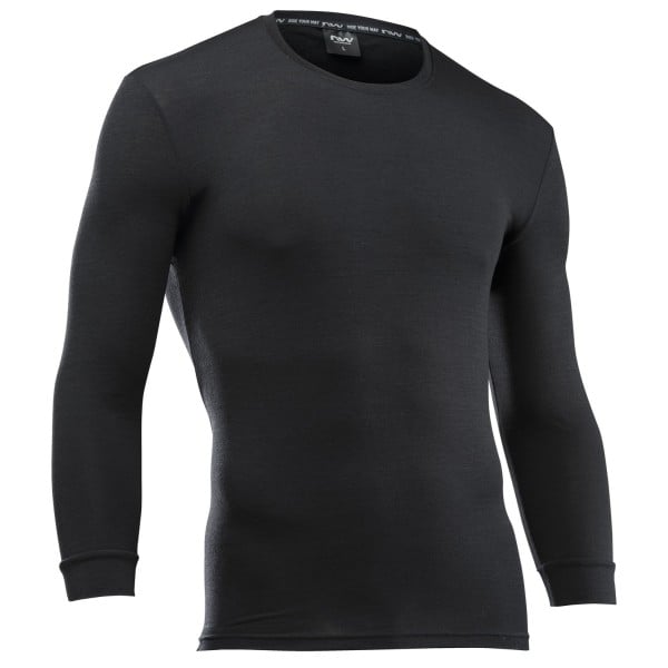 NORTHWAVE SURFACE MERINO crna potkošulja dugih rukava