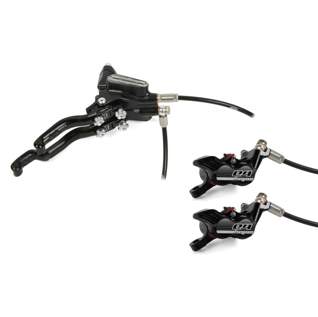 Dubbel Högerhandsbroms HOPE TECH 3 E4 DUO Svart