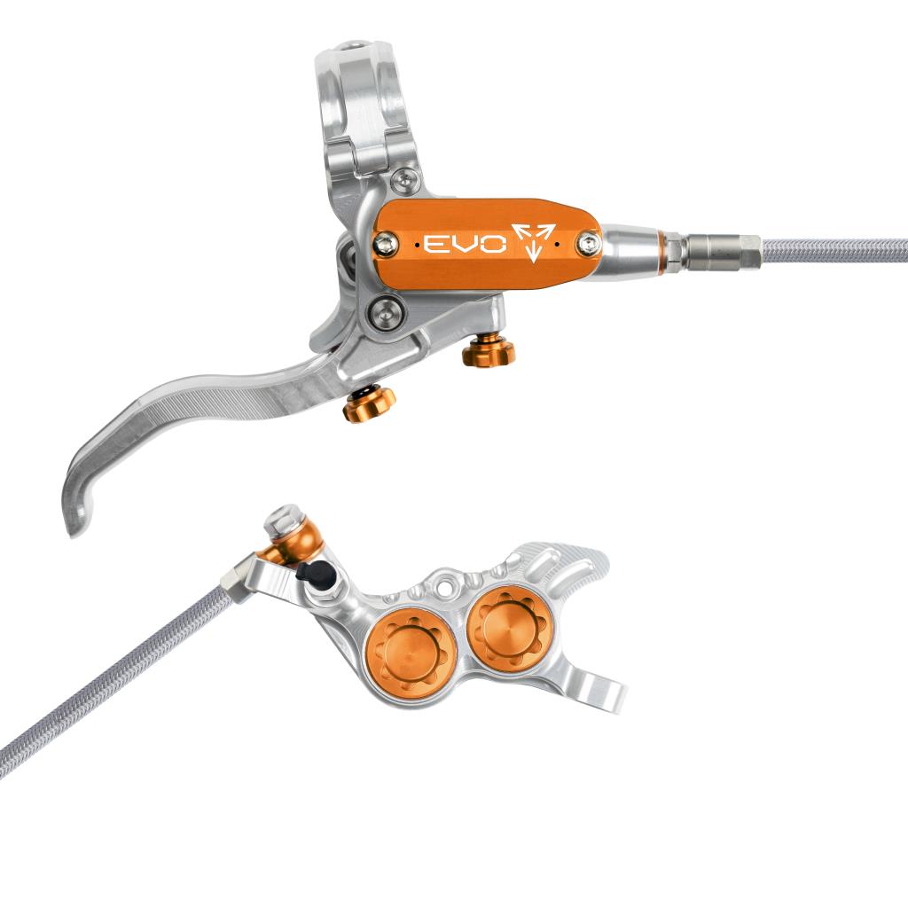 HOPE TECH 4 EVO GR4 Aviation Rear Brake Silver/Orange