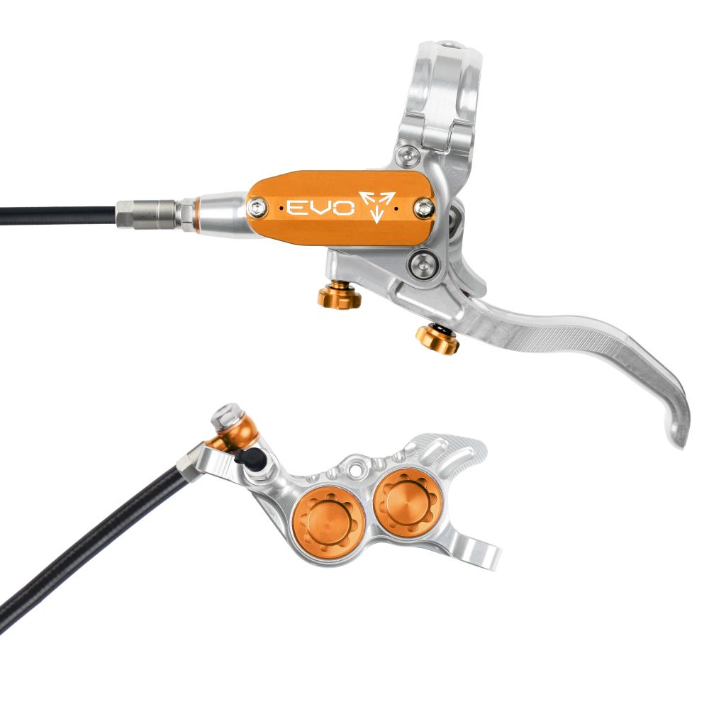 HOPE TECH 4 EVO GR4 Front Brake Silver/Orange