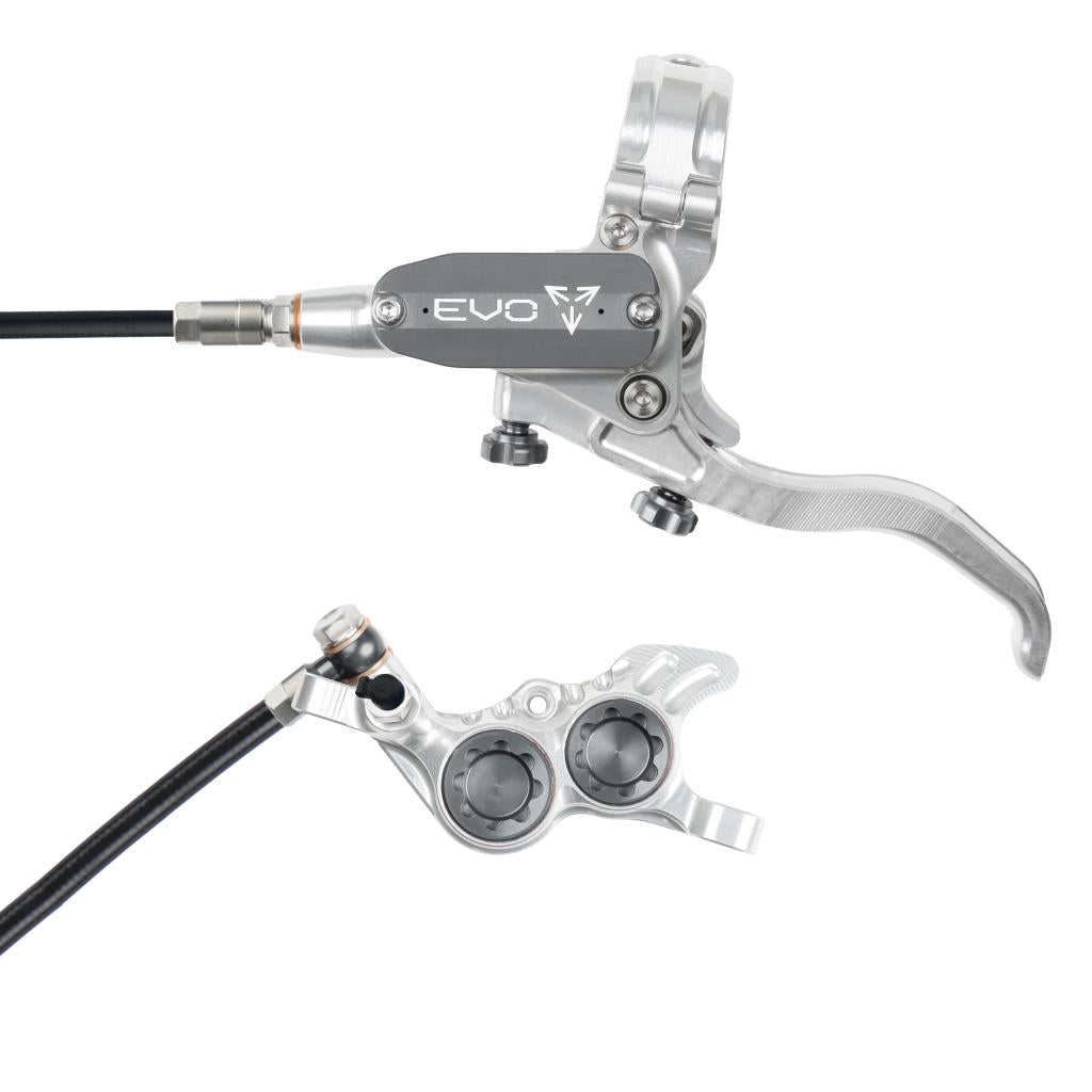 Voorrem HOPE TECH 4 EVO GR4 Zilver/Gerookt