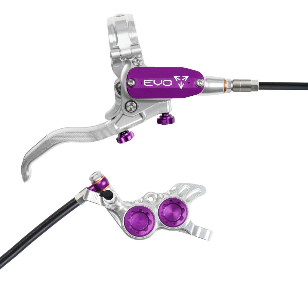 HOPE TECH 4 EVO GR4 Rear Brake Silver/Purple