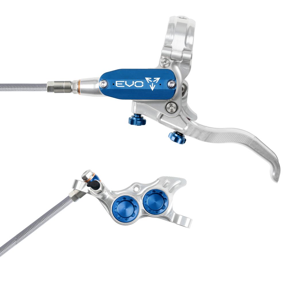 Vordere Bremse HOPE TECH 4 EVO TR4 Aviation Silber/Blau