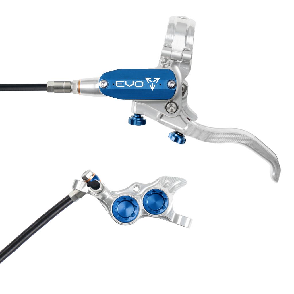 Voorrem HOPE TECH 4 EVO TR4 Zilver/Blauw