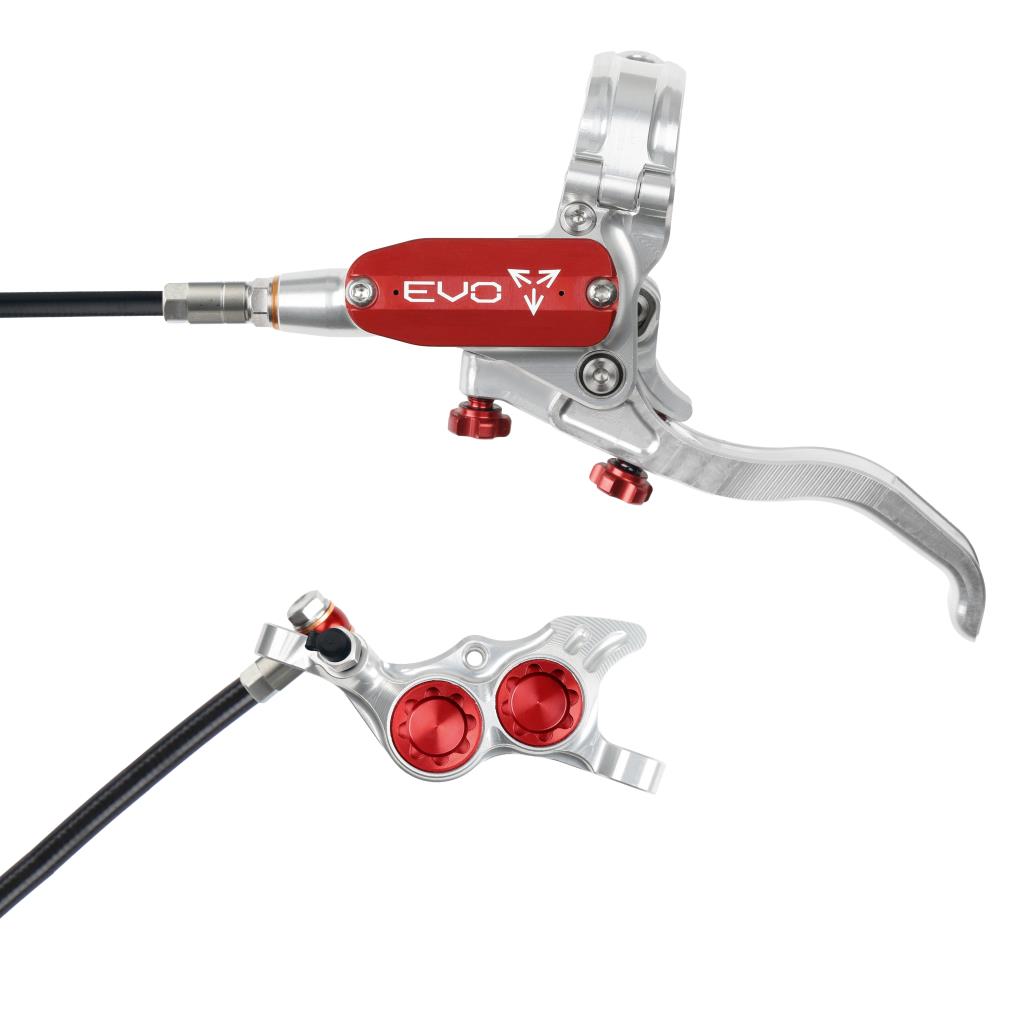 Travão Dianteiro HOPE TECH 4 EVO TR4 Prateado/Vermelho