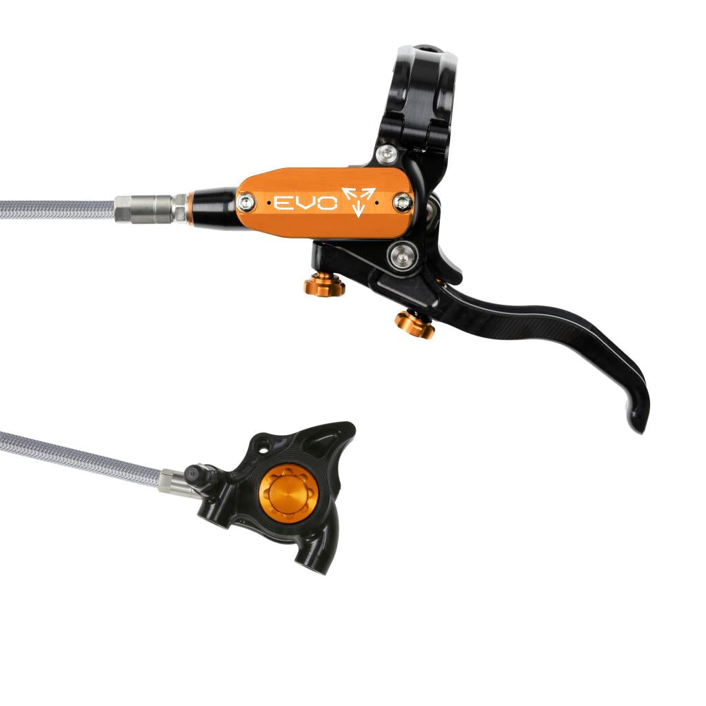 HOPE TECH 4 EVO X2 FM Aviation Front Brake Black/Orange