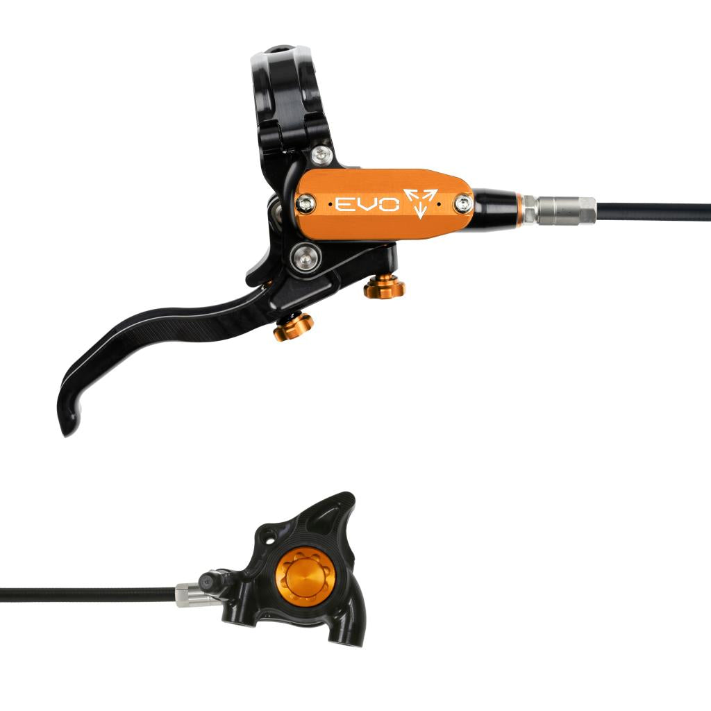 Bakbroms HOPE TECH 4 EVO X2 FM Svart/Orange