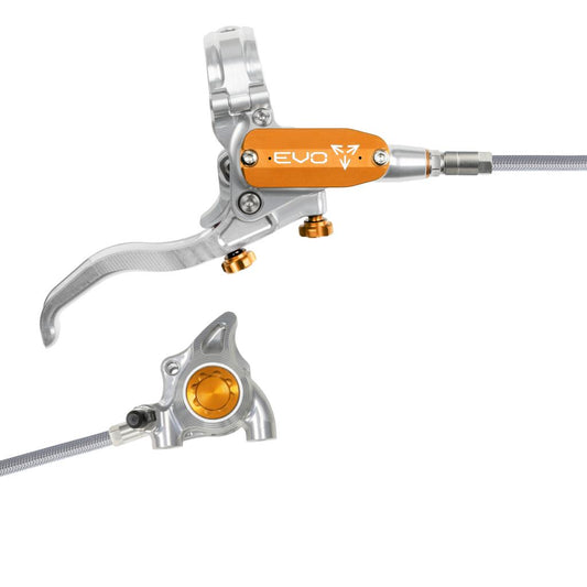 Frein Arrière HOPE TECH 4 EVO X2 FM Aviation Argent/Orange