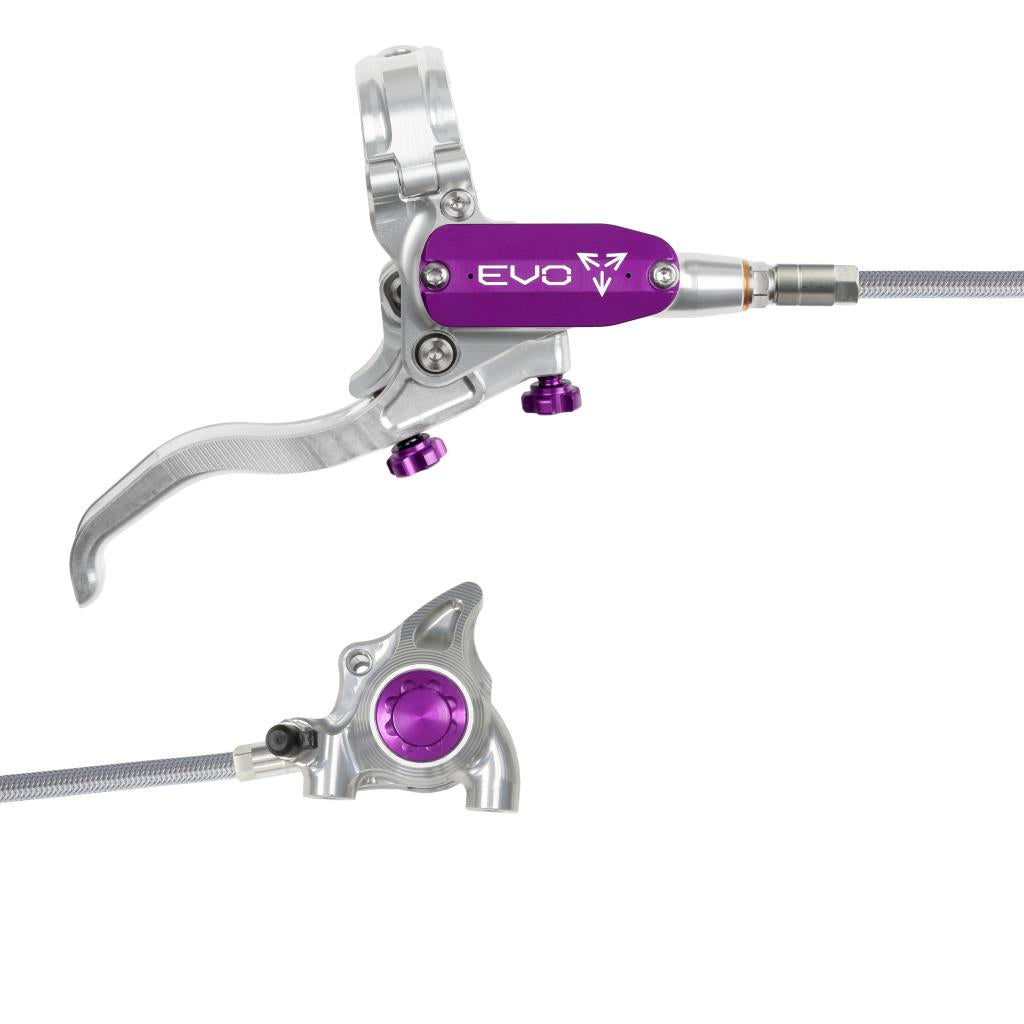 Bagbremsesæt HOPE TECH 4 EVO X2 FM Aviation Sølv/Violet