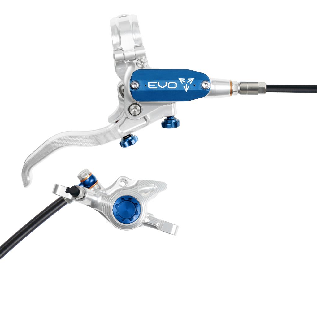 Achterrem HOPE TECH 4 EVO X2 PM Zilver/Blauw
