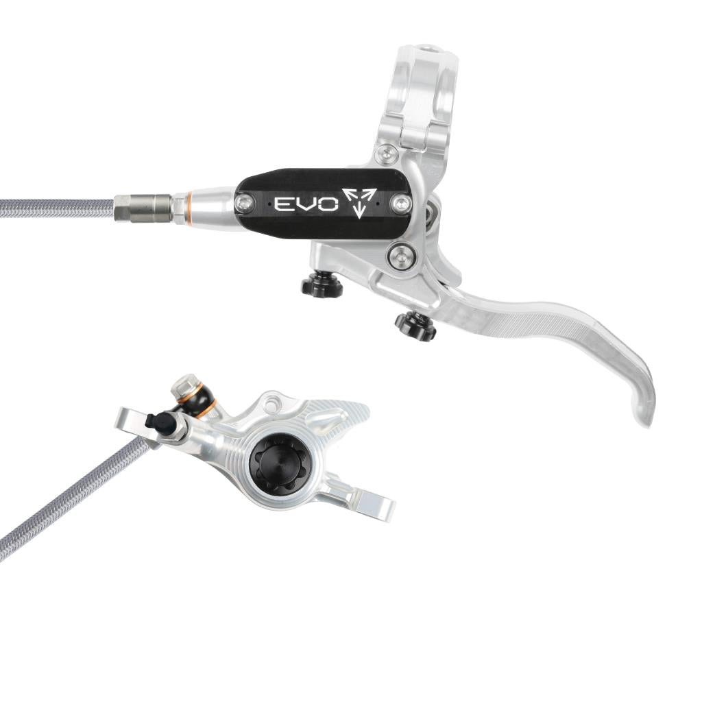 Přední brzda HOPE TECH 4 EVO X2 PM Aviation stříbrná/černá
