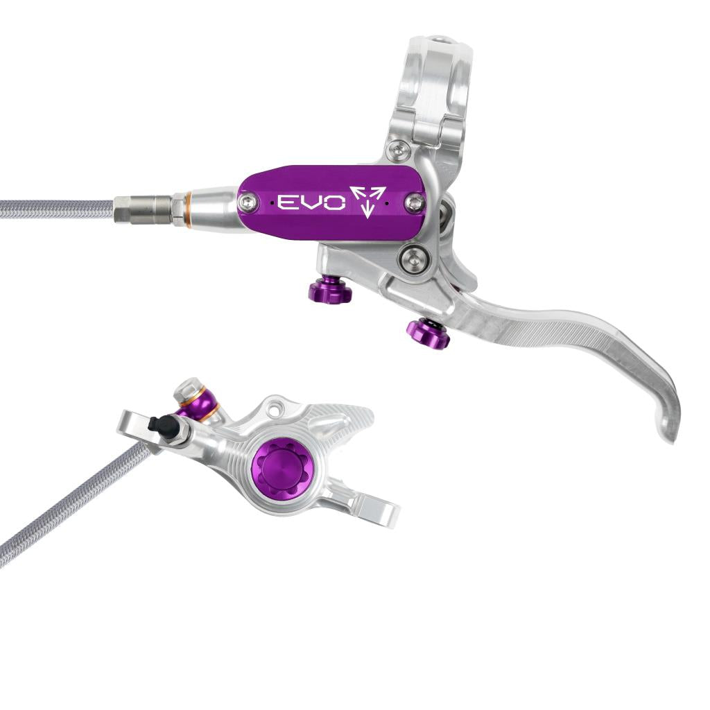 Vordere Bremse HOPE TECH 4 EVO X2 PM Aviation Silber/Violett
