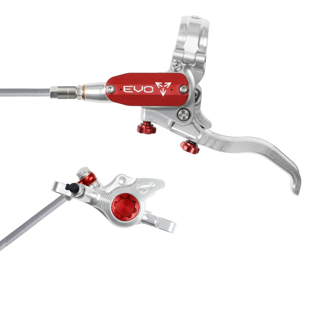 HOPE TECH 4 EVO X2 PM Aviation Front Brake Silver/Red