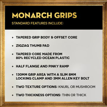 Griffe PEATY'S MONARCH PRO PILZ Supersoft Ziegelrot