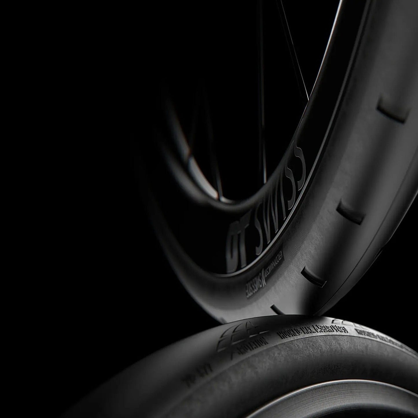 Roue Avant DT SWISS ARC 1100 DICUT WTS 55 Tubeless Ready (Center Lock) Noir