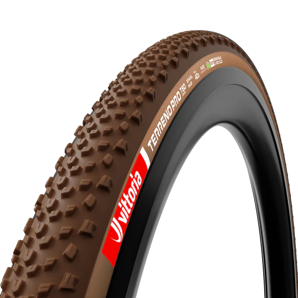 Dæk VITTORIA TERRENO PRO T60 Mixed Gravel Race 700x40c Tubeless Ready Souple Marron