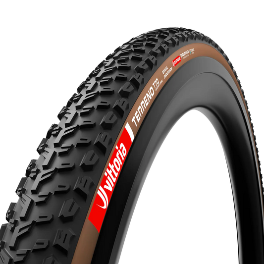 Pneu VITTORIA TERRENO T70 COARSE LOOSE Gravel Endurance 700x45c Tubeless Ready Souple Marron