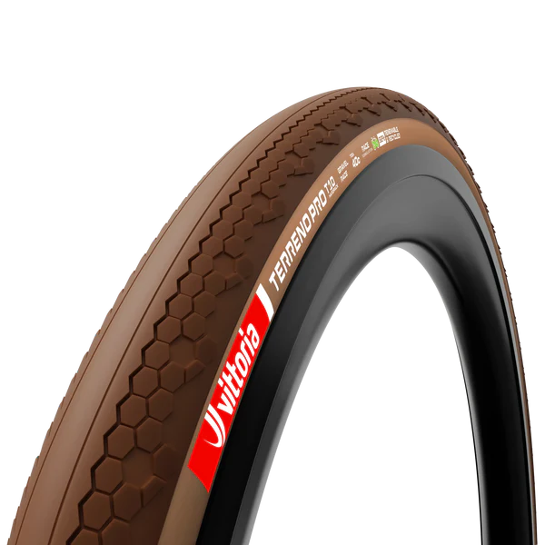 Dæk VITTORIA TERRENO PRO T10 Hardpack Gravel Race 700c Tubeless Ready Souple Brun