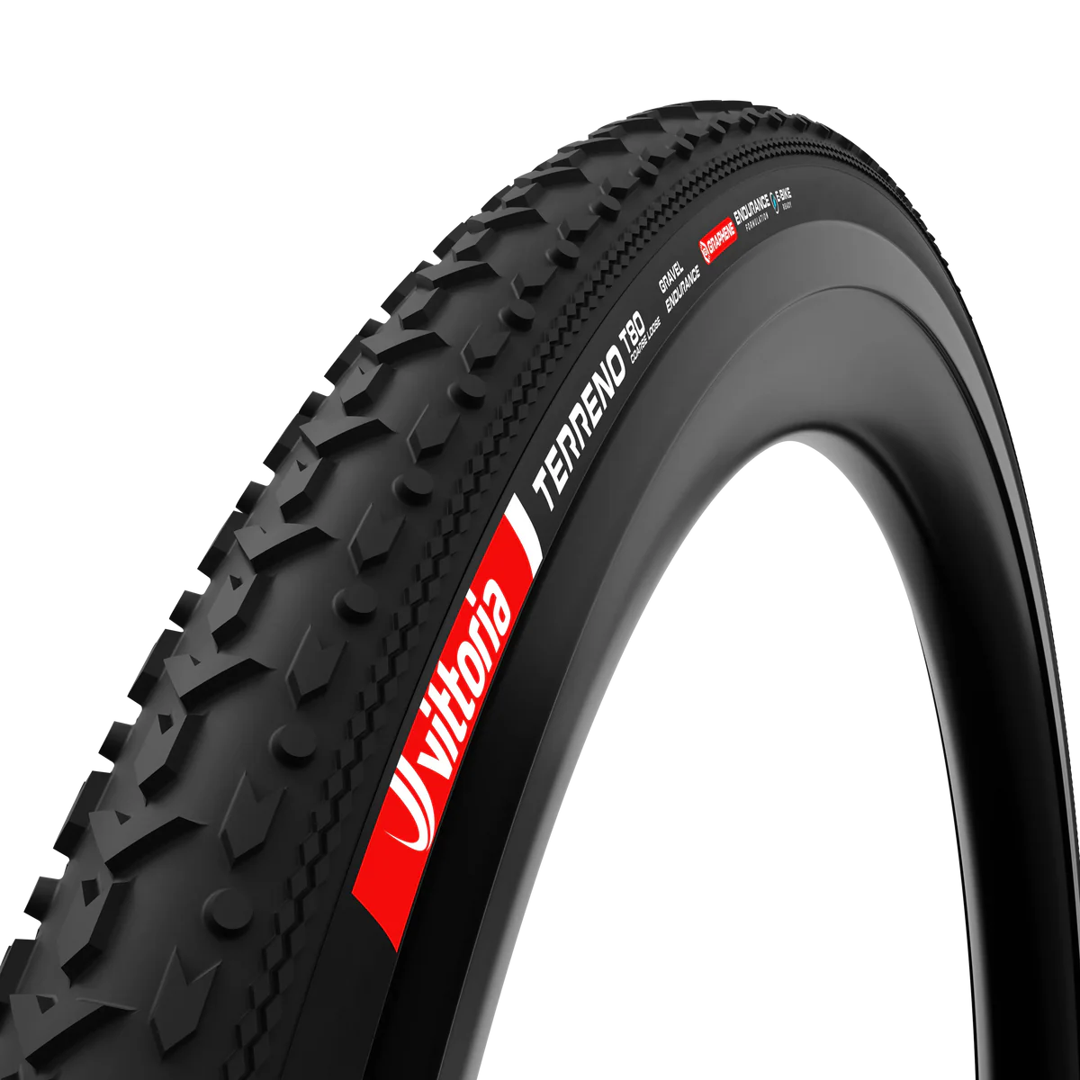 Pneumatico VITTORIA TERRENO T80 COARSE LOOSE Gravel Endurance 700x50c Tubeless Ready Flessibile Nero