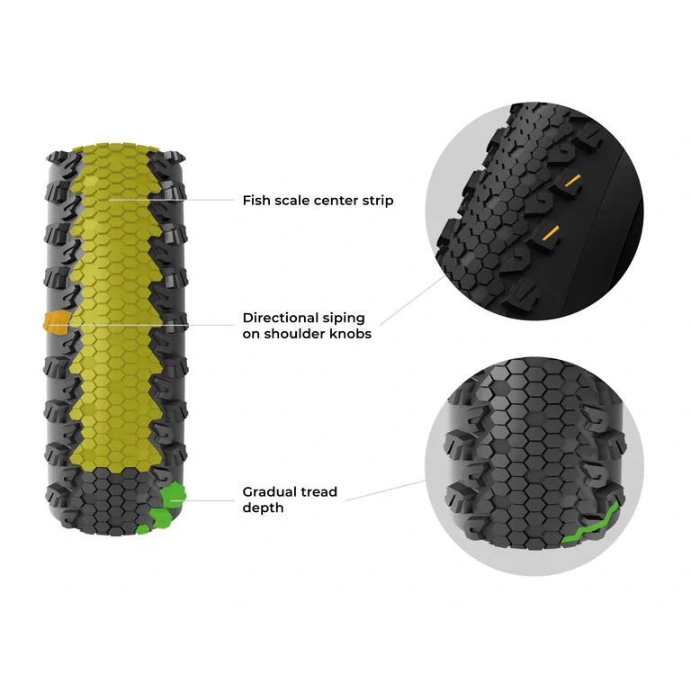 Dæk VITTORIA TERRENO XC TRAIL 29x2.10 4C Graphene 2.0 Tubeless Ready Foldbar Sort