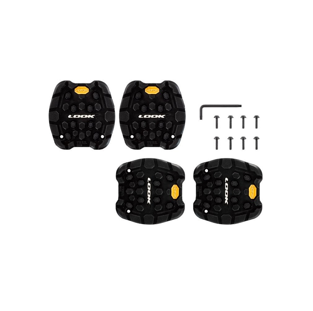 Beklædning til Flade Pedaler Look Trail Grip Sort (x4)