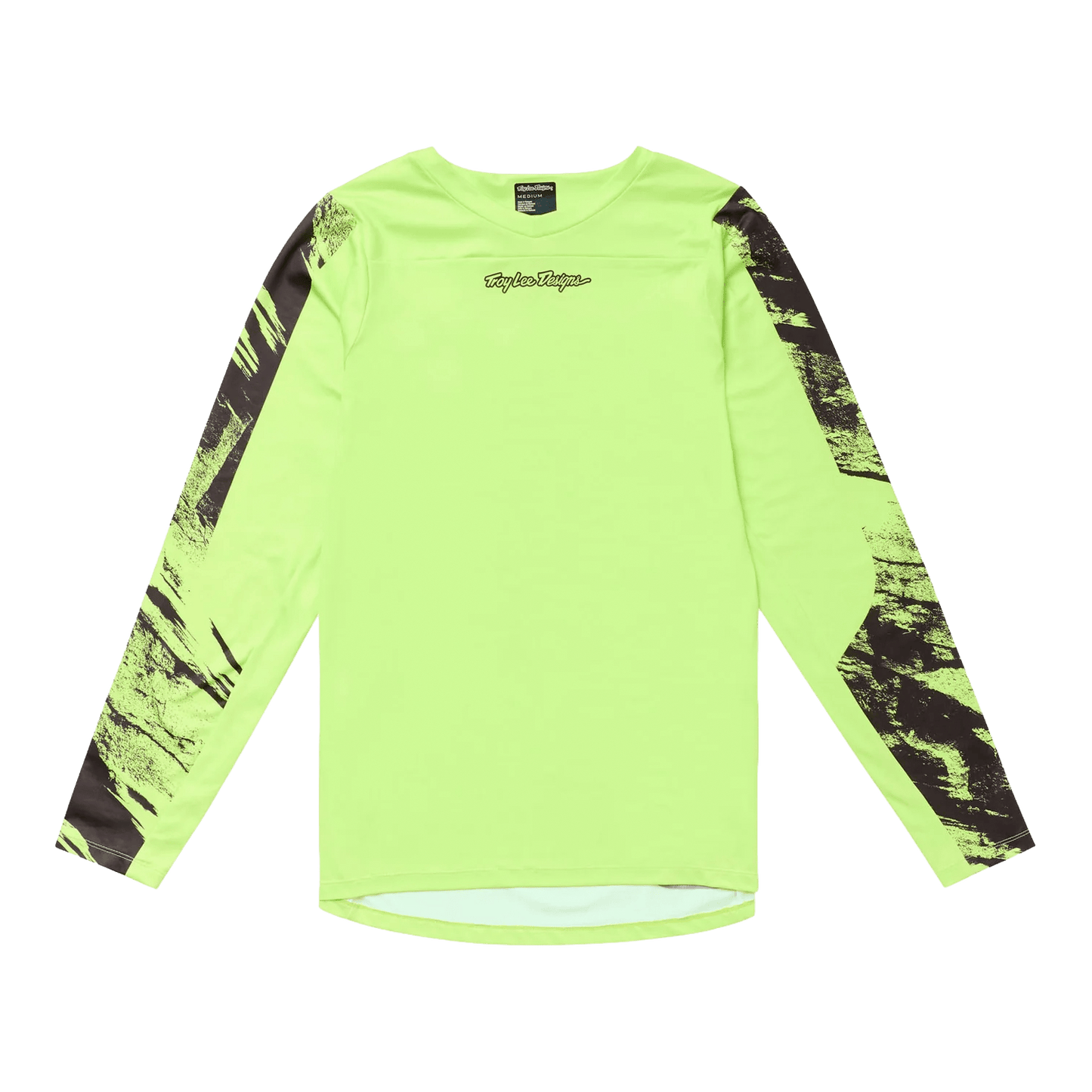 Tröja TROY LEE DESIGNS SKYLINE CHILL ROCKSLIDE Lång Ärm Gul