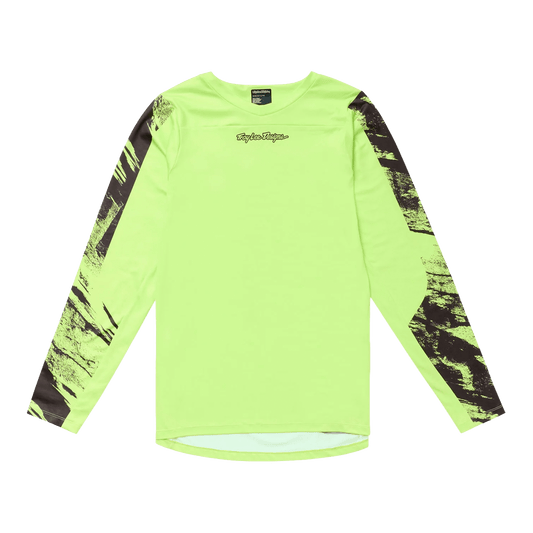 Maillot TROY LEE DESIGNS SKYLINE CHILL ROCKSLIDE Mangas Compridas Amarelo