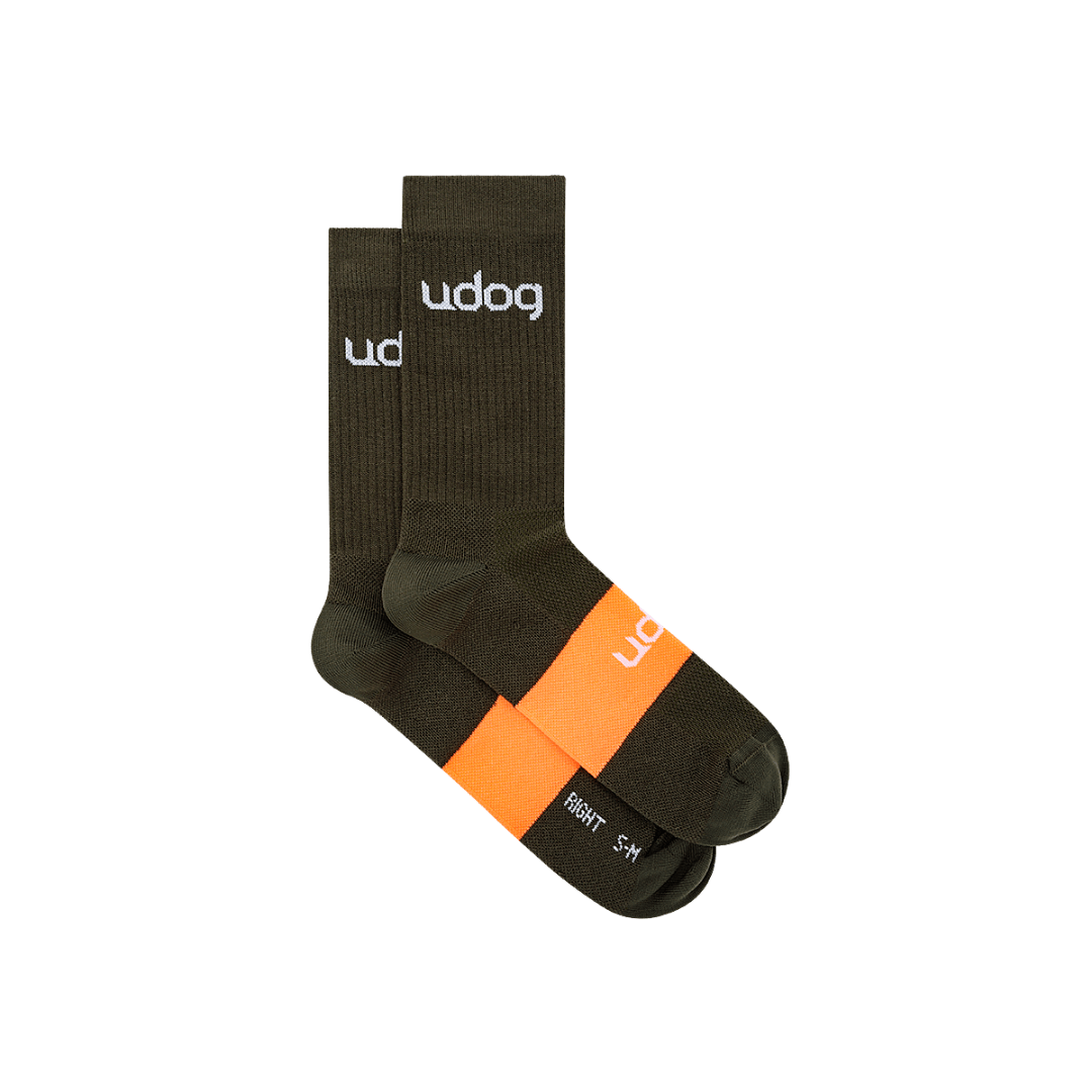 Socken UDOG GRAVEL Schwarz/Orange