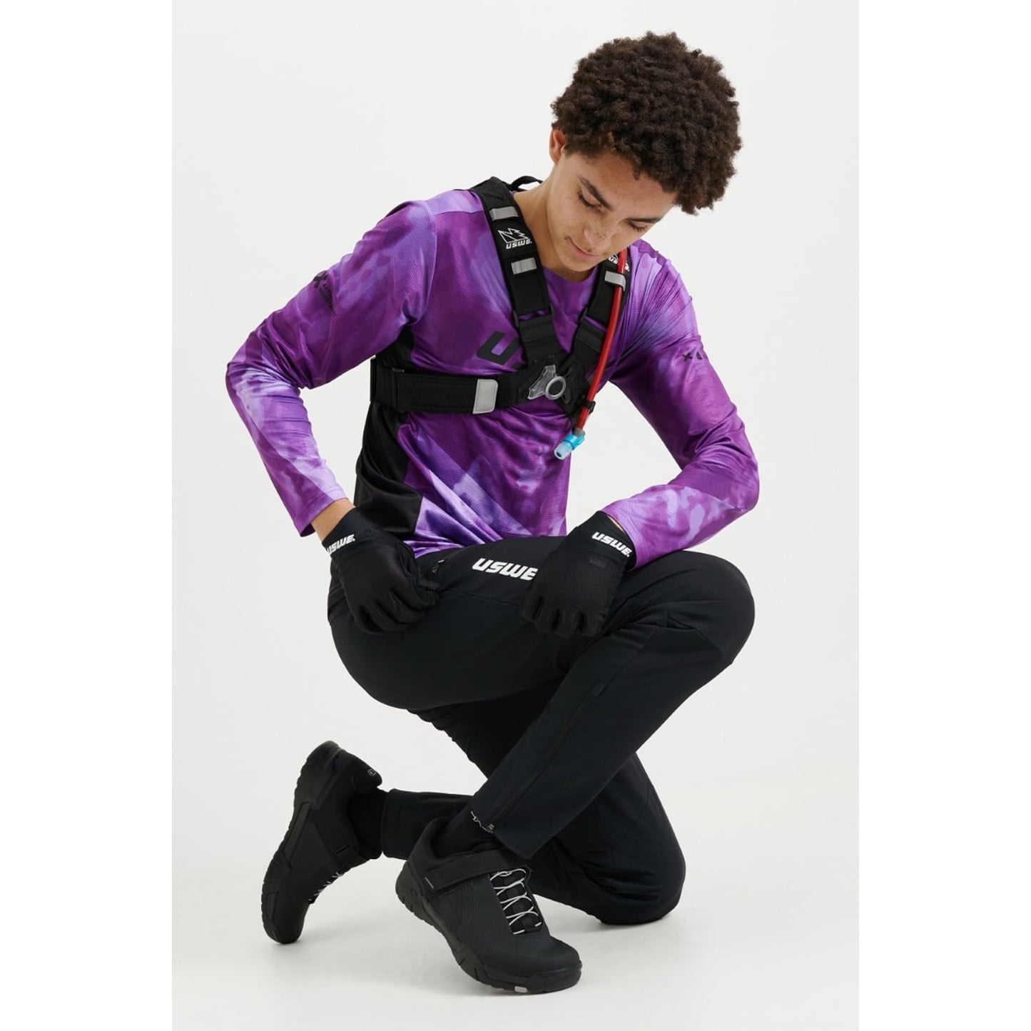 Maillot USWE LUFTIG MTB Manches Longues Violet
