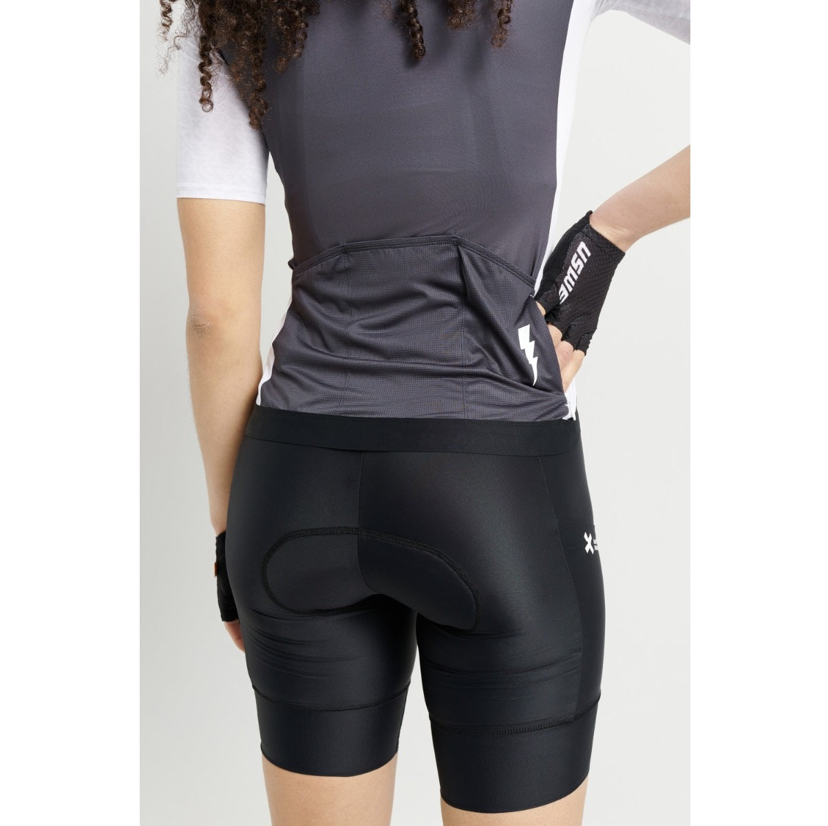 Wielershirt USWE GRUS GRAVEL Korte Mouwen Dames Wit