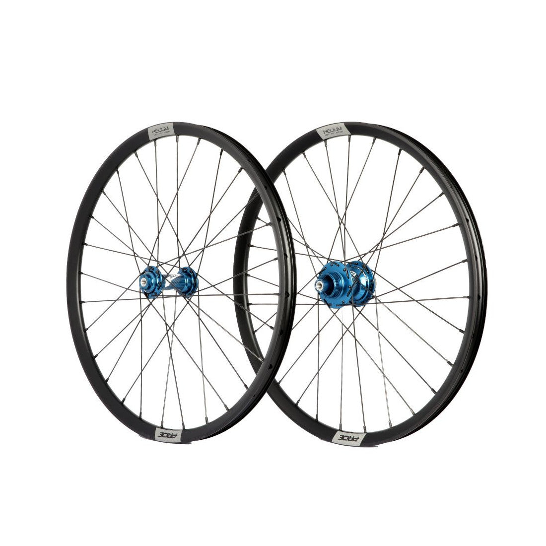 Paire de Roues PRIDE 20" (406mm) Control V1 Helium M24 Disc Axes 20/10mm Bleu