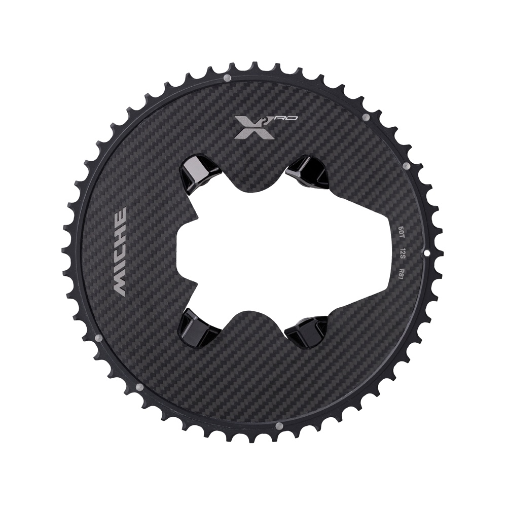 Ydre Kædehjul 12V MICHE X2 RD R81 til Shimano R8100 Effektmåler